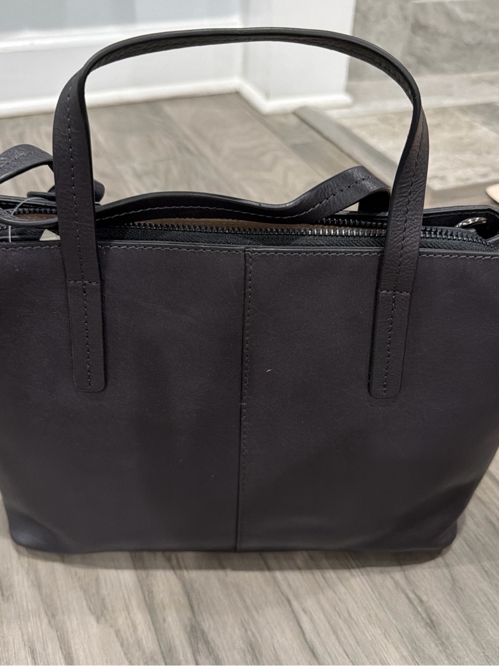 Radley London Black Leather Tote With Top Handles